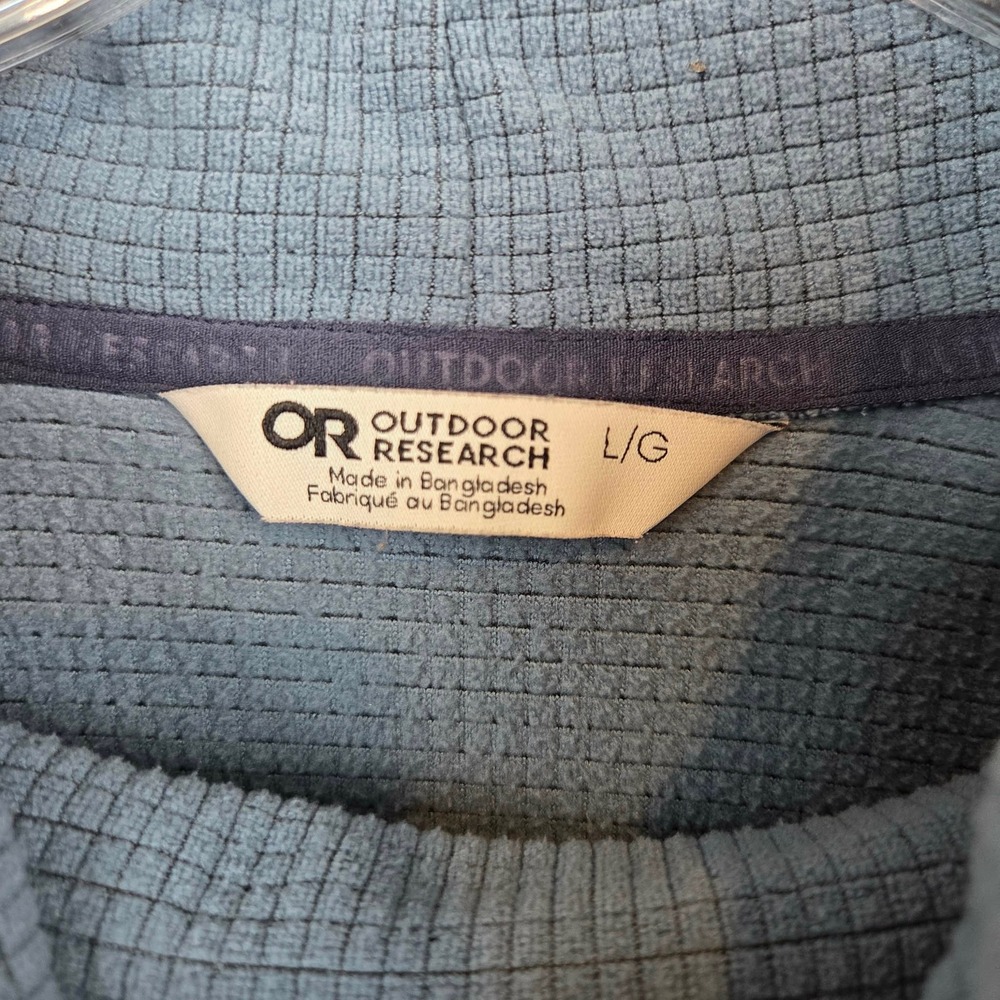 Outdoor Research Womens Trail Mix Cowl Neck Pullover Thumbholes Waffle Large - Picture 5 of 13